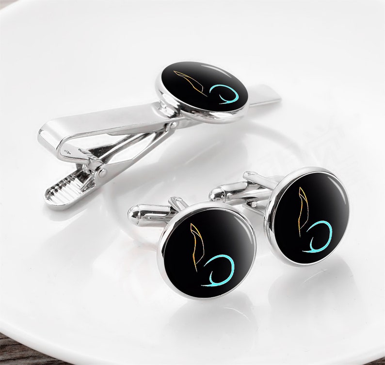 Custom Poke Cufflinks Custom Any image or phrase Groom Cufflinks Custom Wedding Cufflinks Poke Tail Cuff Llinks Personalized Cufflinks