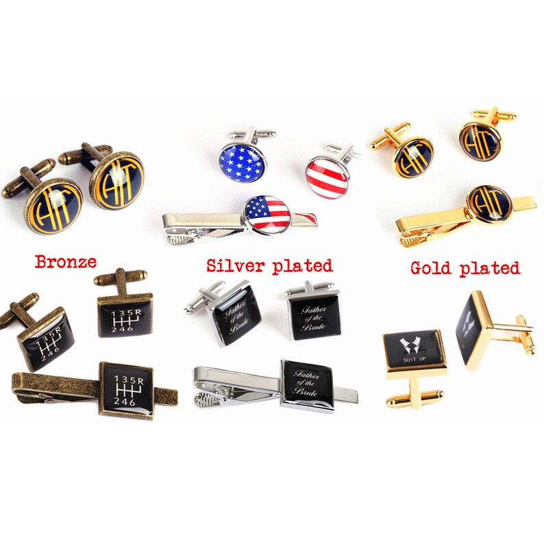 Custom Poke Cufflinks Custom Any image or phrase Groom Cufflinks Custom Wedding Cufflinks Poke Tail Cuff Llinks Personalized Cufflinks