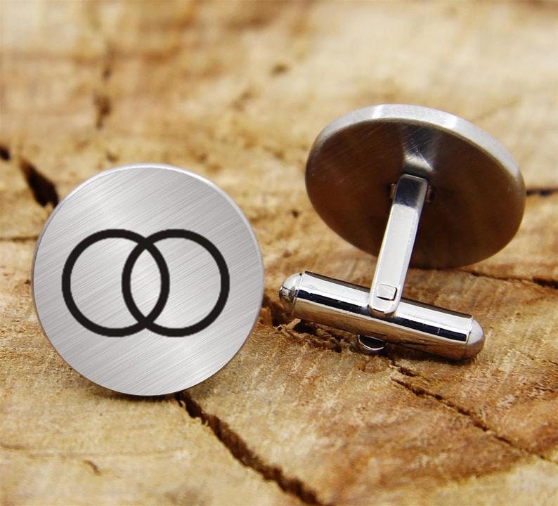 Engraved photo cuff links engrave any image phrase engraved Etsy