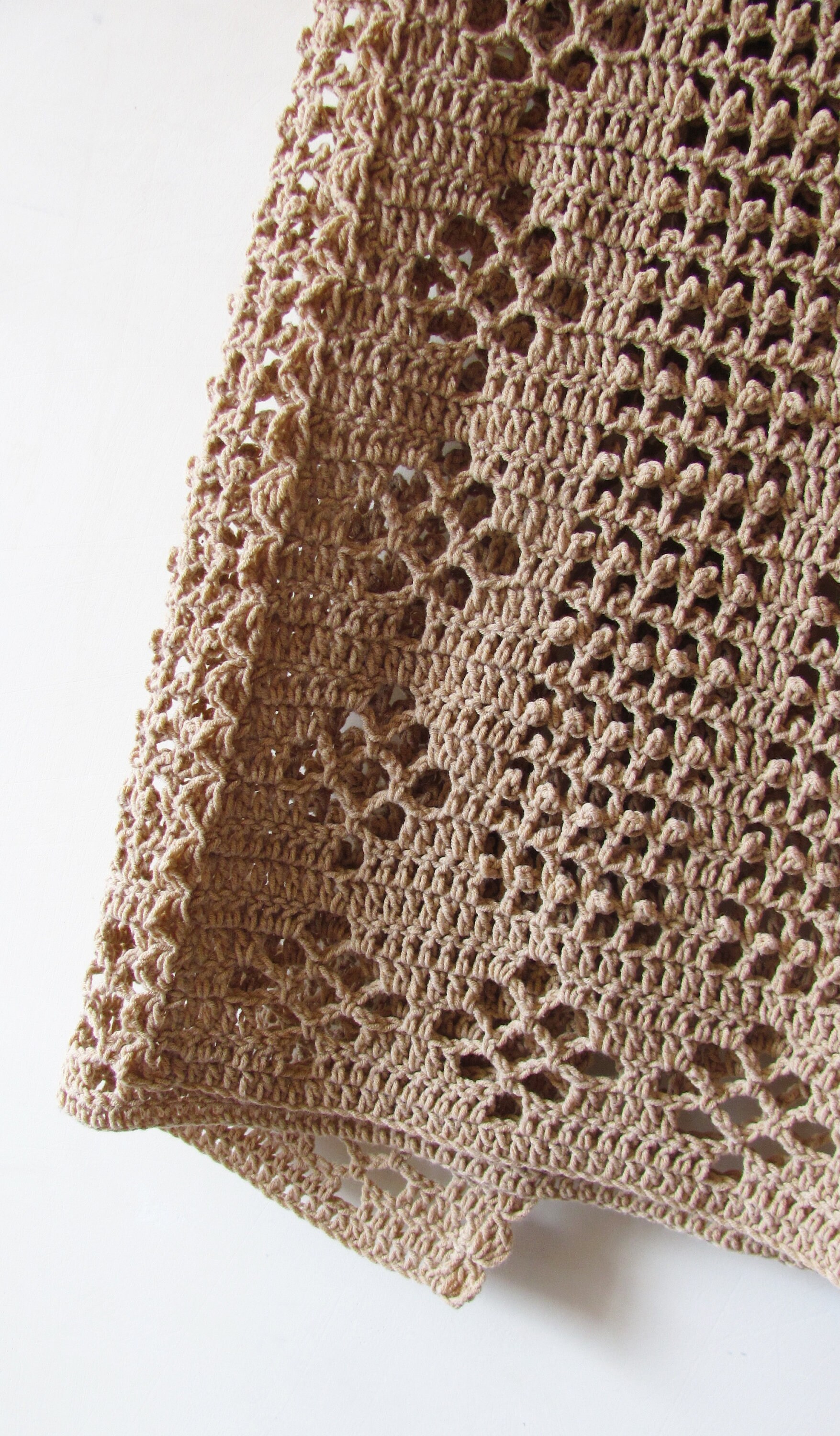 Crochet Baby Blanket beige newborn blanket handmade baby Etsy