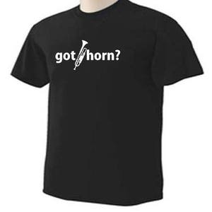 GOT HORN TRUMPET Instrument Musical Music Activity T-Shirt imagem 1