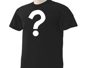 QUESTION MARK Trendy Funny Humor Novelty T-Shirt
