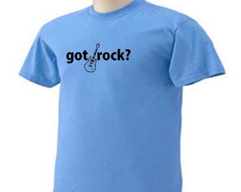 T-Shirt GOT ROCK? GITARRE Musikinstrument Musik Hobby Tee