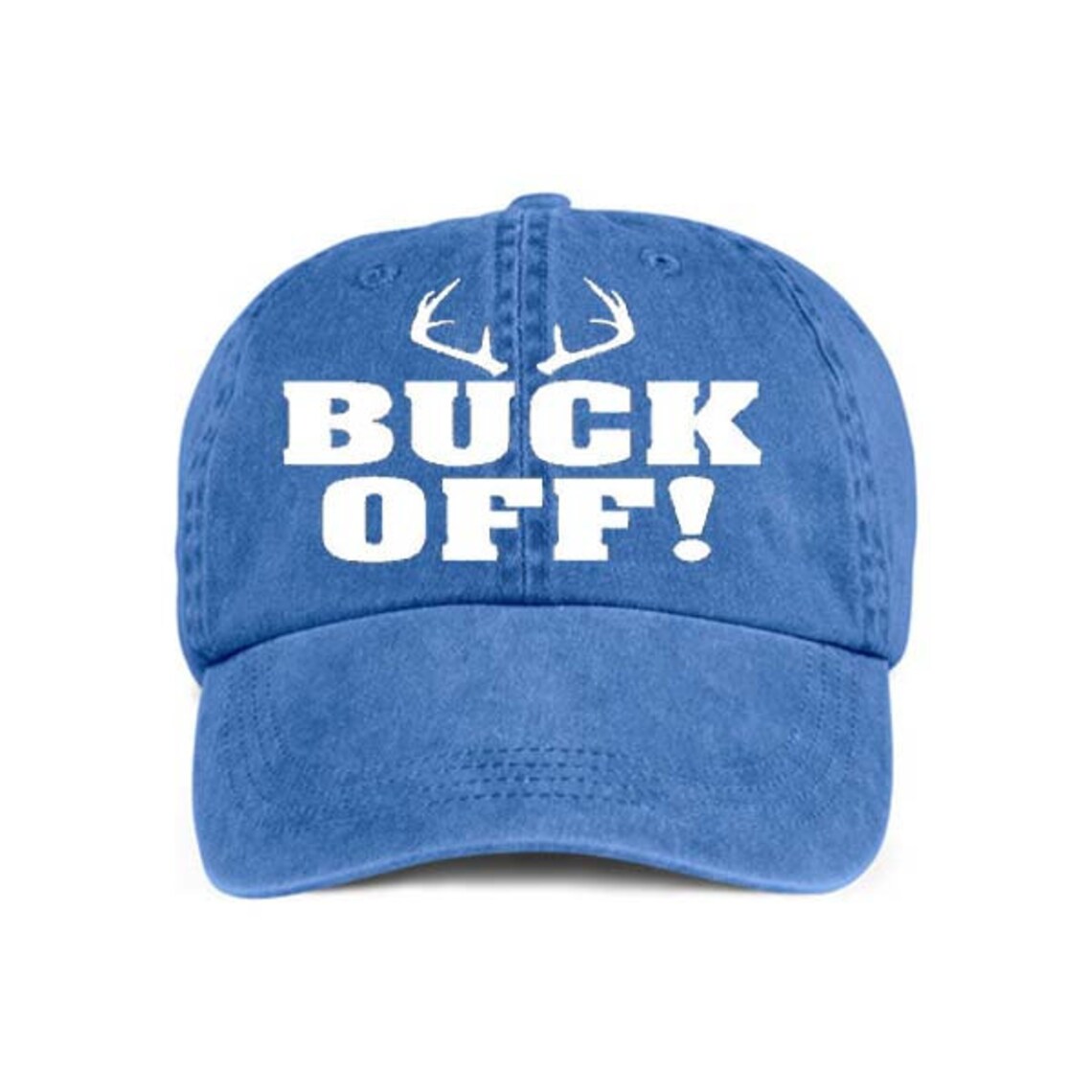 BUCK OFF Deer Hunting Hunter Baseball Style Cap Hat Vinyl Etsy