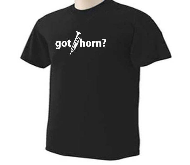 GOT HORN TRUMPET Instrument Musical Music Activity T-Shirt imagem 1