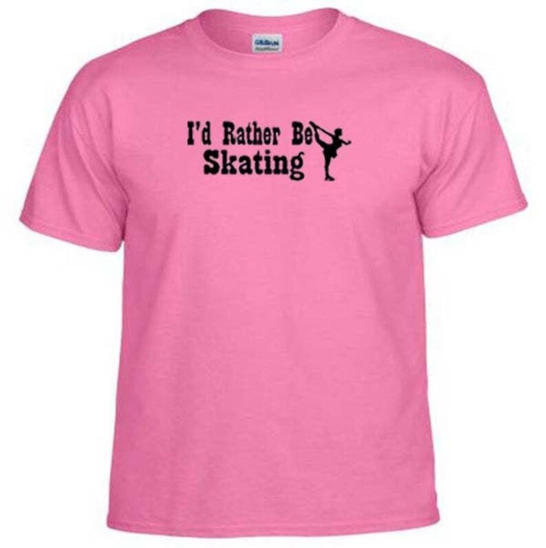 I/'d Rather Be Figure Skating Kids T-Shirt