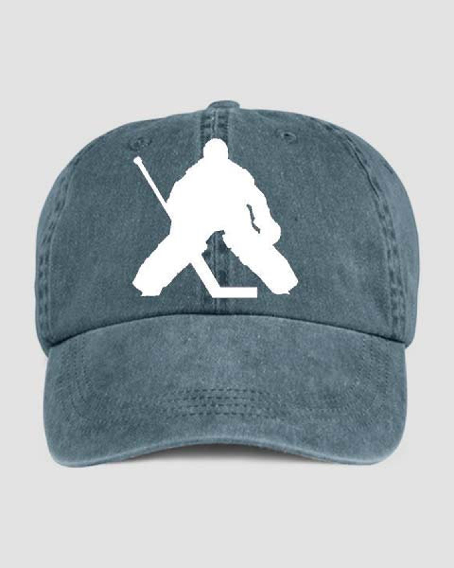 ICE HOCKEY GOALIE Ice Rink Winter Sport Baseball Style Cap Hat Etsy