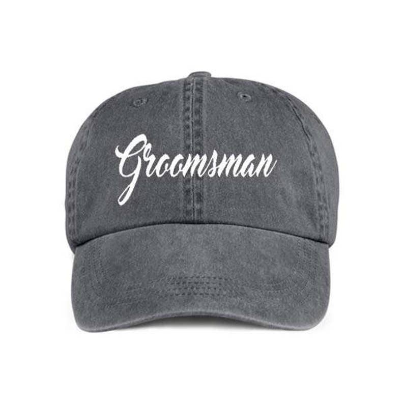 GROOMSMAN Groom Baseball Style Hat/cap/bridal/wedding/special | Etsy