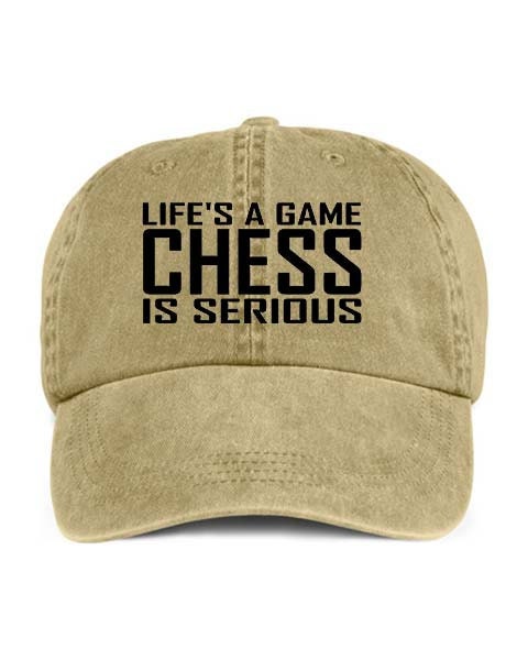CHESS LIFE'S A GAME Board Game Baseball Style Cap Hat - Etsy