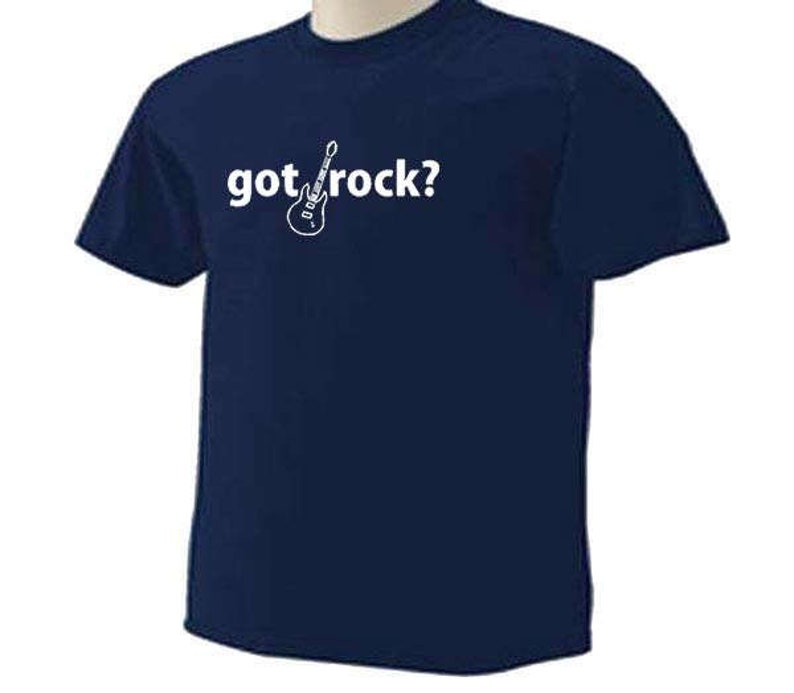 T-Shirt GOT ROCK GUITAR Musical Instrument Music Hobby Tee image 2