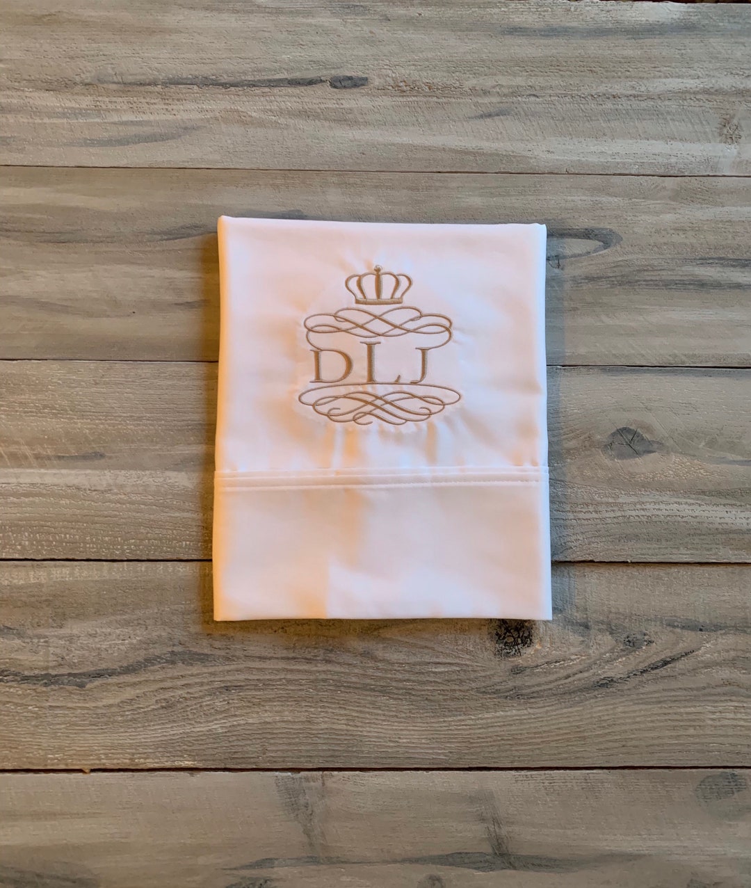 Monogram Pillowcase Set of Monogrammed Pillowcases Etsy UK