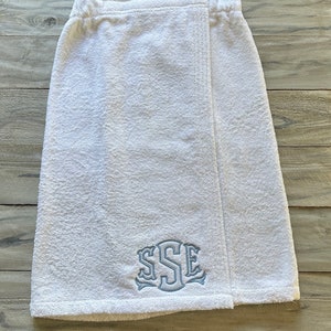 Monogram towel wrap, Monogram Towel, Bath Wrap, Monogram Spa Wrap, Bachelorette Spa, Towel, Wrap, Seersucker, Spa Wrap, Spa Party