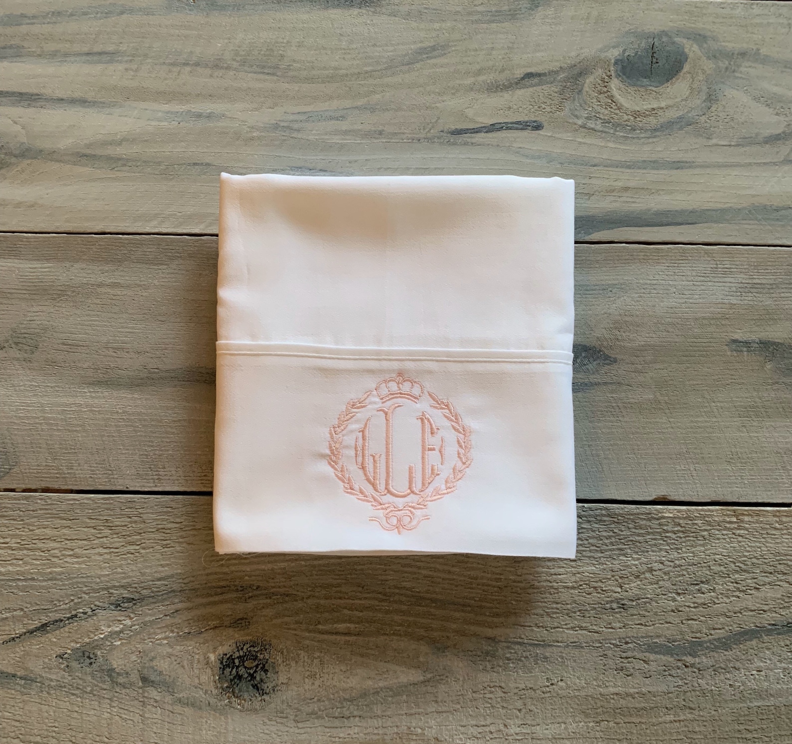 Monogram Pillowcase, Set of Monogrammed Pillowcases, Pillowcase