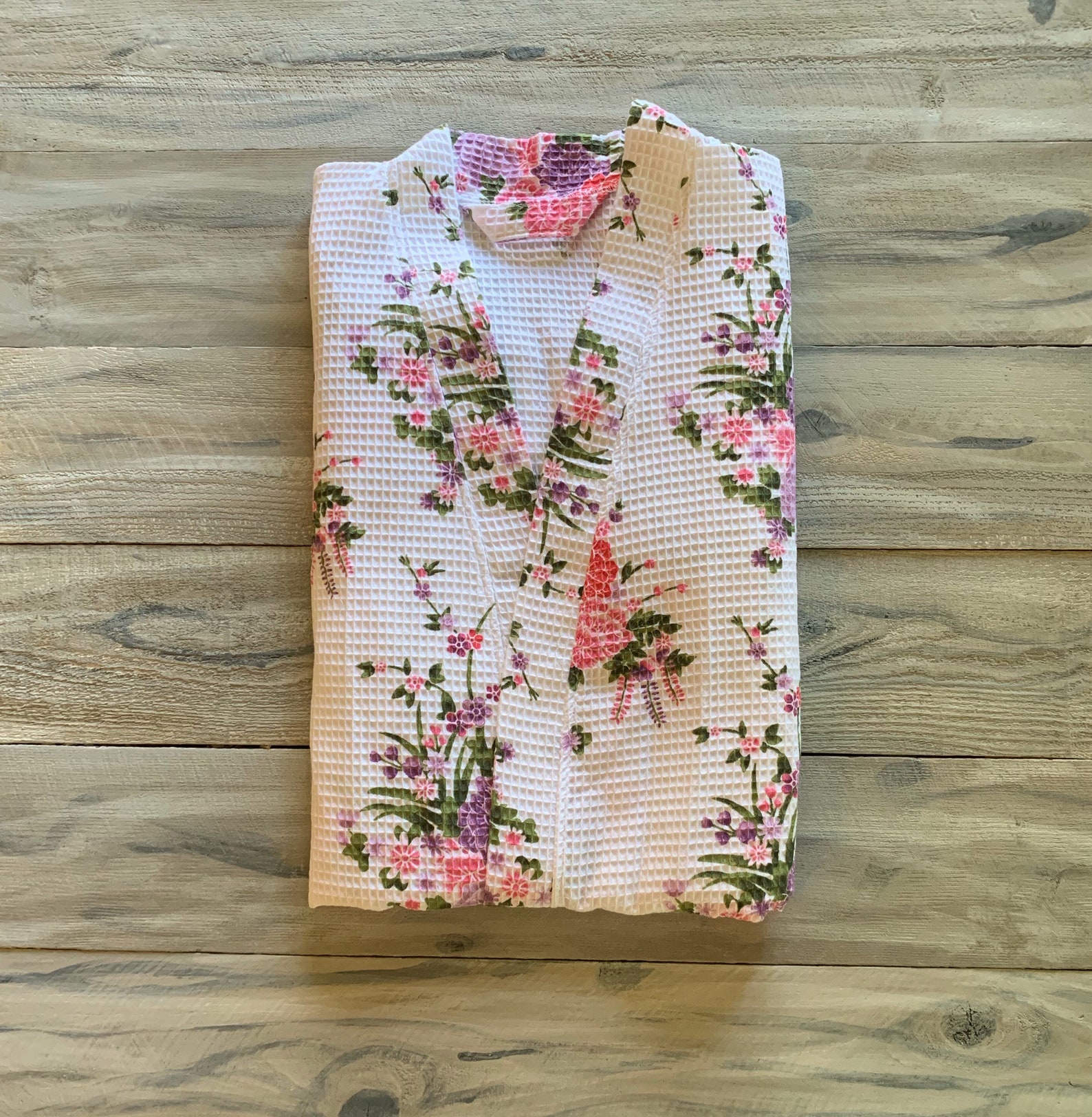 Monogram Robe Bridesmaid Robe Bridal Party Robe Floral Etsy