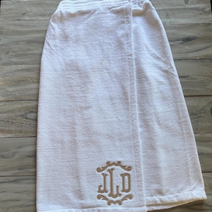 Monogram Towel Wrap, Monogram Towel, Bath Wrap, Spa Wrap, Towel, Wrap, Seersucker, Towel Wrap, Bridesmaid gift, Spa Wrap, Spa Bachelorette