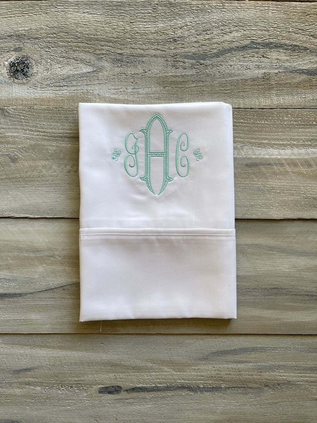 Monogram Pillowcase, Set of Monogrammed Pillowcases, Pillowcase