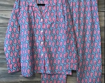 Monogram Pajama, monogram pj, pajama, pjs, notch collar pajama, button front pajama, bridesmaid pj, pajama, bridesmaid pajama