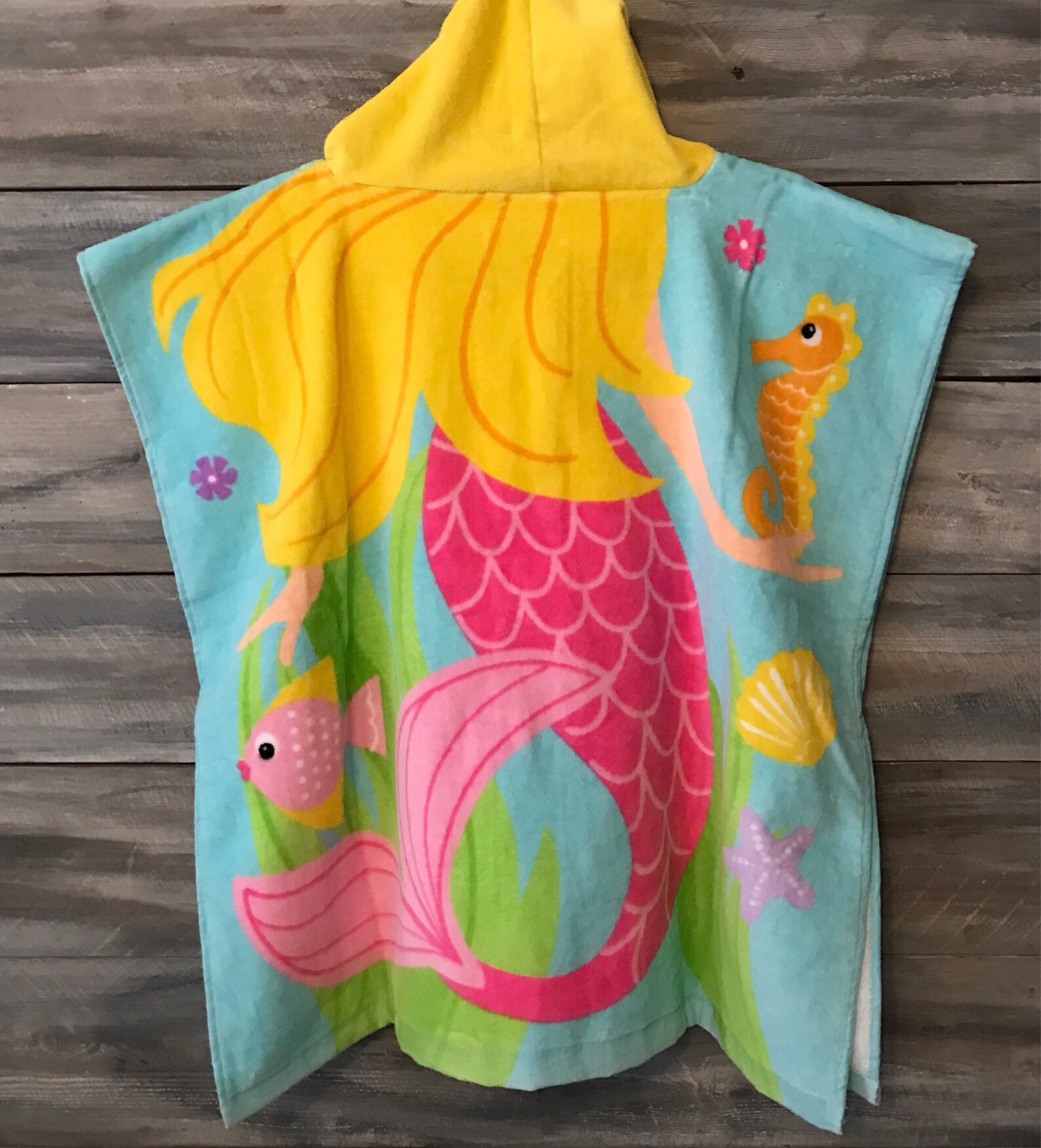 Monogram Cover Up Mermaid monogram beach towel Mermaid Etsy
