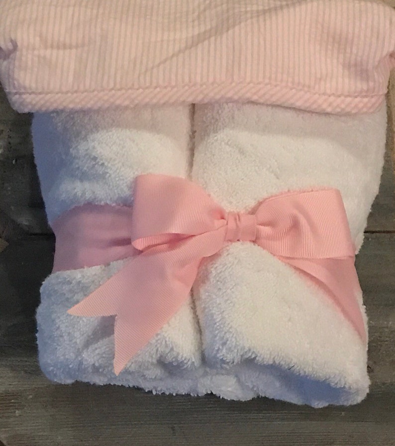 Hooded Towel Girl Monogram Hooded Towel Baby Personalized Etsy