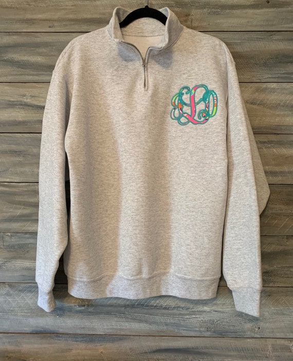 etsy monogram sweatshirt