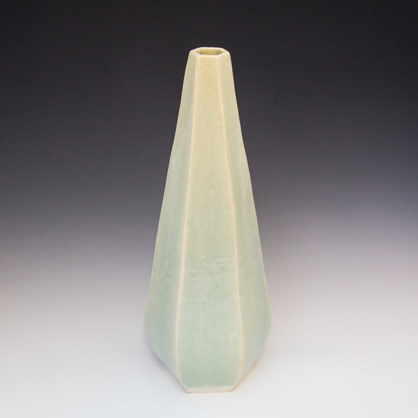 Mint Green Vase Etsy