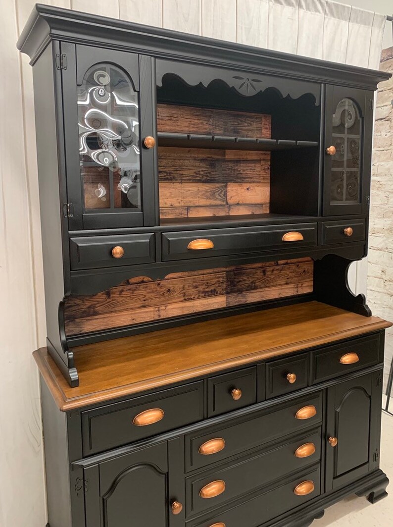 Texas Gypsy Style Modern Farmhouse Hutch, China China Hutch