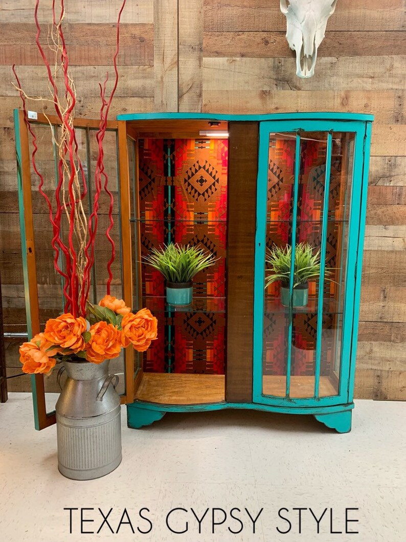 Texas Gypsy Style Bar Liquor Boho China Etsy