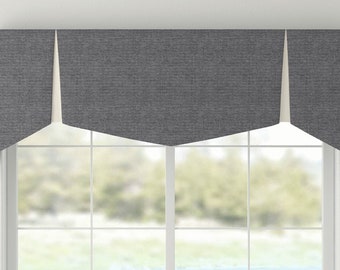 Modern Window Valance - Custom Made