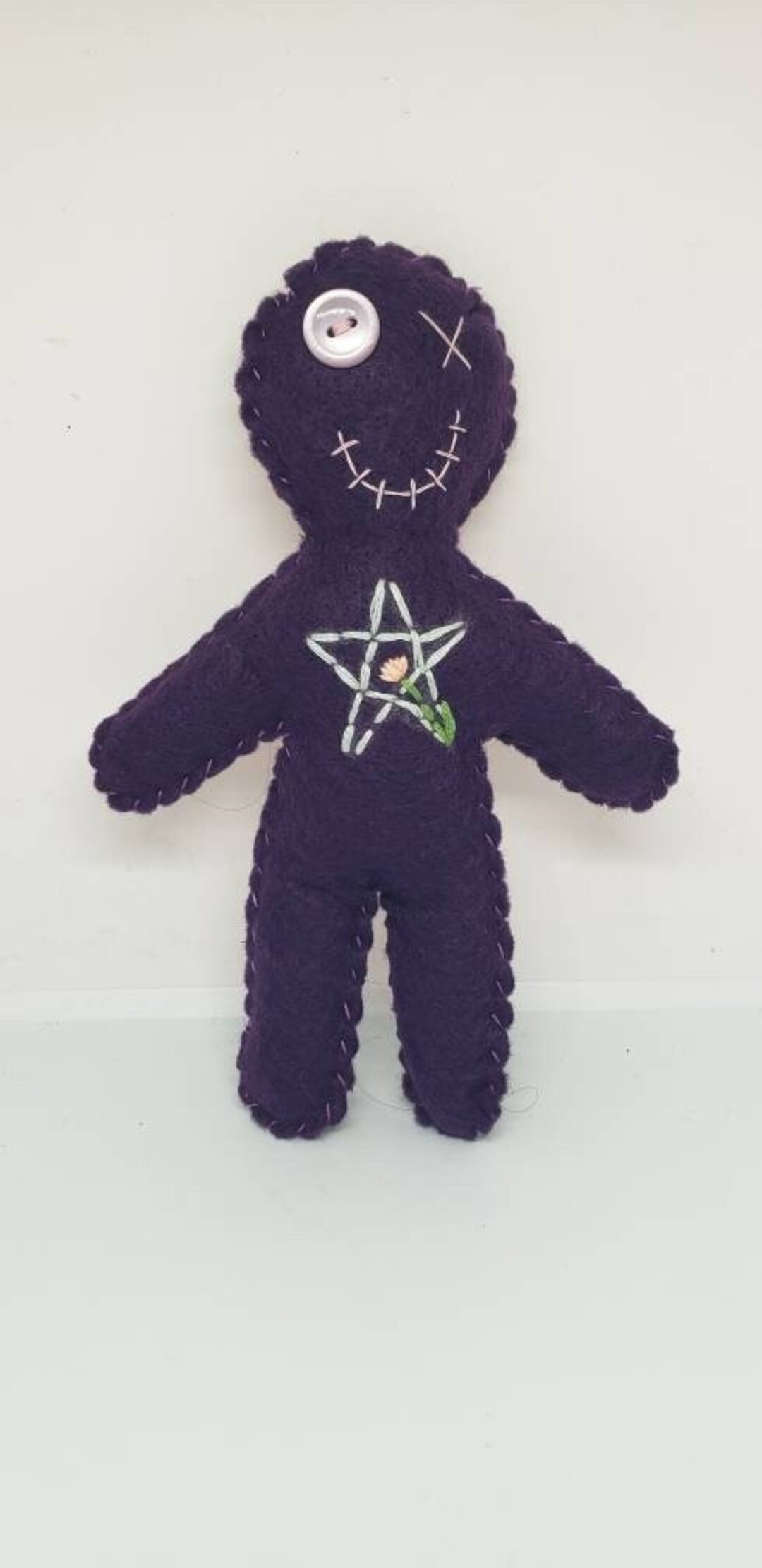 Purple Voodoo Doll With Pentacle - Etsy