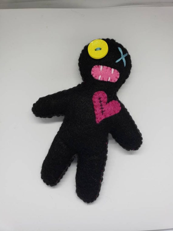 black voodoo doll