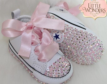 baby converse with bling