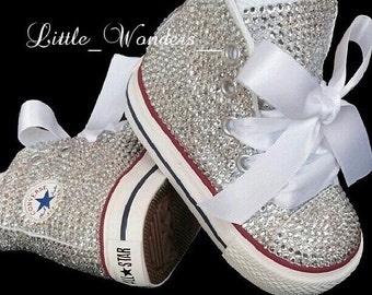 converse bébé swarovski