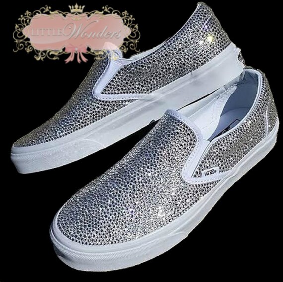 Swarovski Crystal Women Bling Vans 