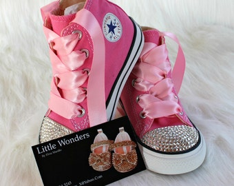 bling baby converse