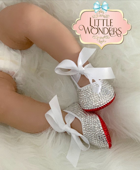 little girl red bottom shoes