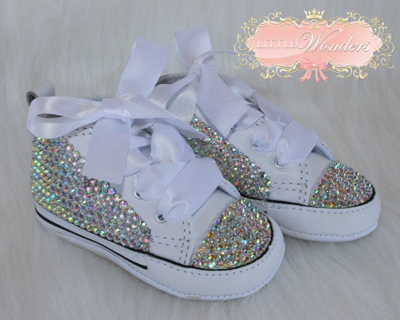 Baby converse with best sale rhinestones