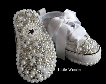 bling baby converse shoes 