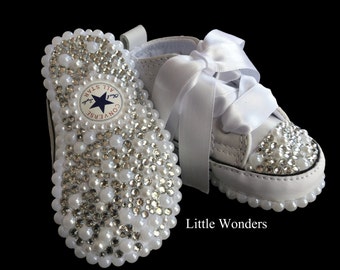 bling out baby converse shoes