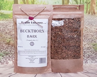 Buckthorn Bark ( Frangula alnus ) Health Embassy 100% Natural Herbal Tea