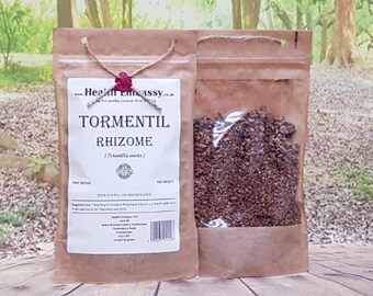 Tormentil Rhizome ( Potentilla erecta ) Health Embassy 100% Natural Herbal Tea