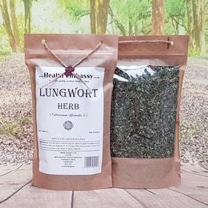 Lungwort Herb ( Pulmonaria officinalis L ) Health Embassy Natural Herbal Tea