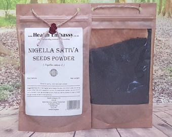 Polvo de semillas de Nigella Sativa / Comino negro - Embajada de Salud
