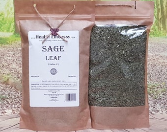 Sage Leaf ( Salvia L ) Health Embassy 100% Natural Herbal Tea