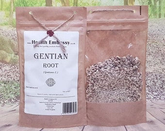 Gentian Root ( Gentiana L.) Health Embassy - 100% Natural Herbal Tea