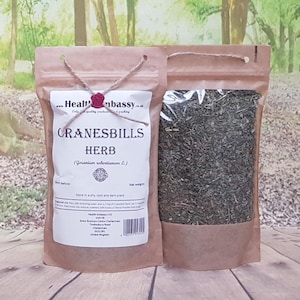 Cranesbills Herb (Geranium Robertianum L) Health Embassy 100% Natural Herbal Tea