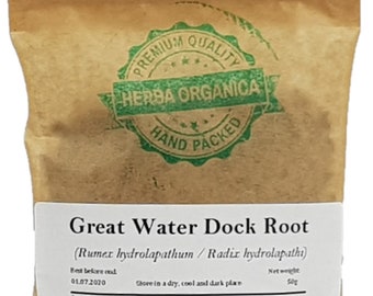 Great Water Dock Root - Rumex Hydrolapathum L # Herba Organica #