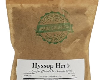 Erva Hissopo - Hyssopus Officinalis # Herba Organica #