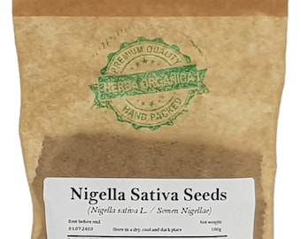 Nigella Sativa Seeds # Herba Organica #