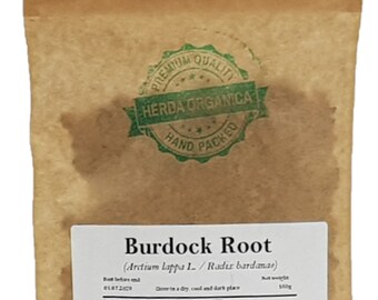 Burdock Root - Arctium Lappa L # Herba Organica #