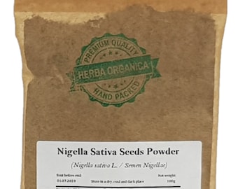 Nigella Sativa Seeds Powder # Herba Organica #